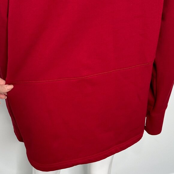 Athleta Altitude Polartec Funnel Neck Sweatshirt in Candy Red Women's Size 2X - Picture 14 of 16